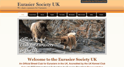 Desktop Screenshot of eurasiersociety.org.uk