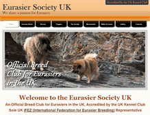 Tablet Screenshot of eurasiersociety.org.uk